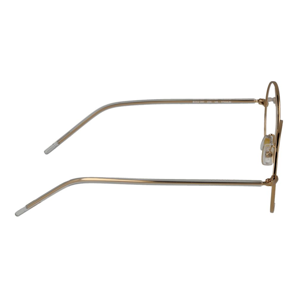 Gold Women Glasses Frame Hugo Boss