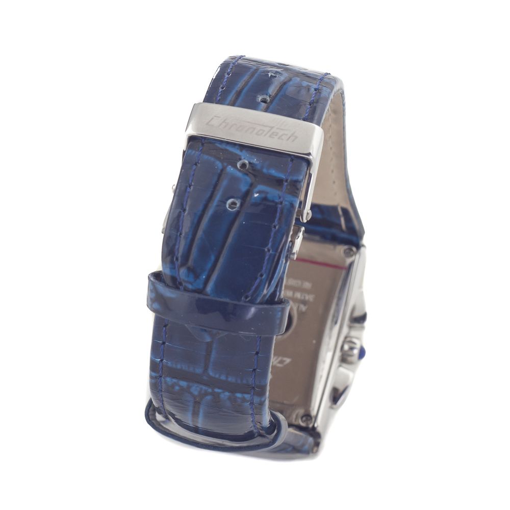 Blue Leather Watch Chronotech