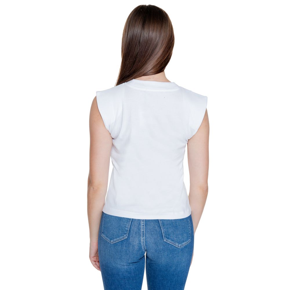 White Cotton T-Shirt Calvin Klein Jeans