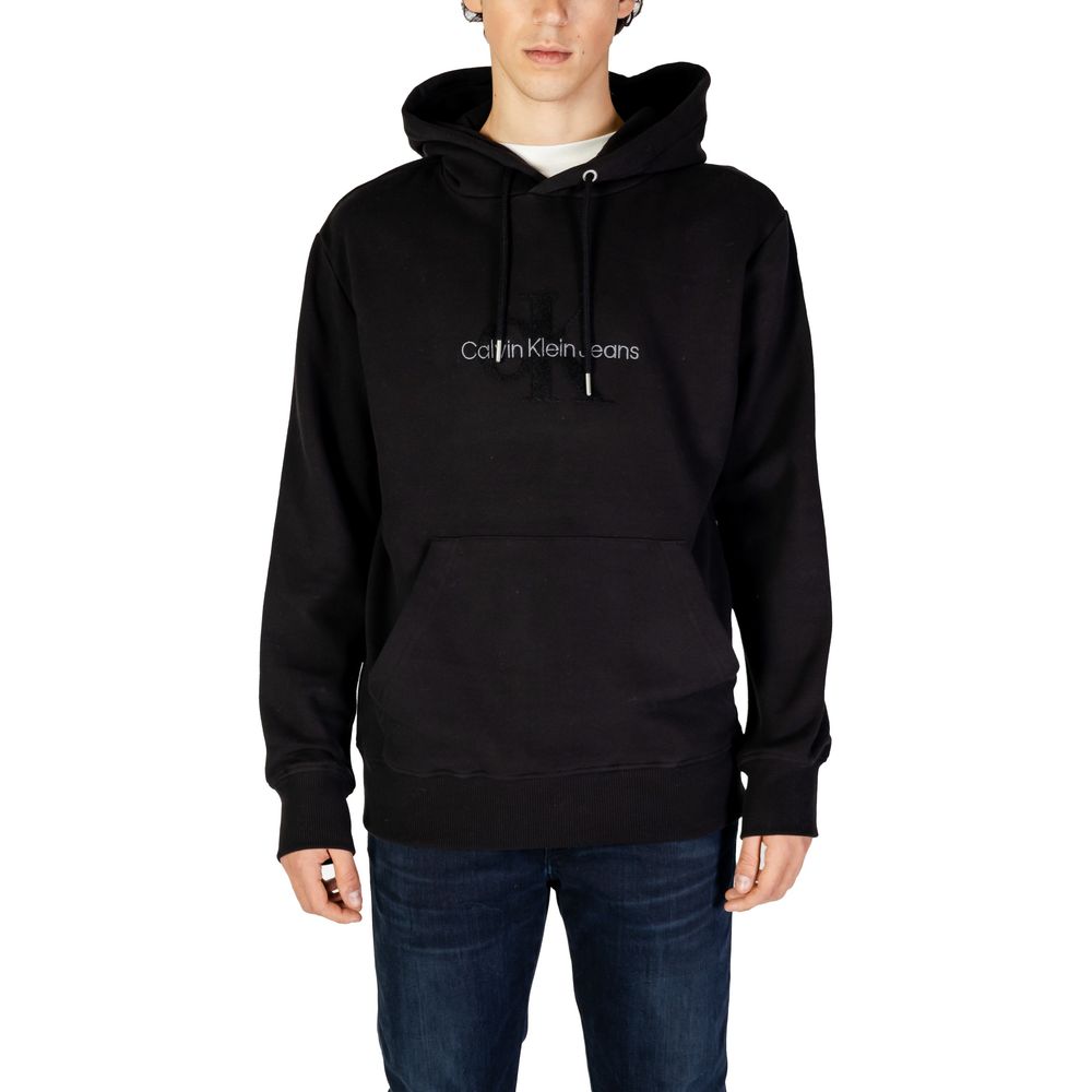 Black Cotton Hoody Calvin Klein Jeans