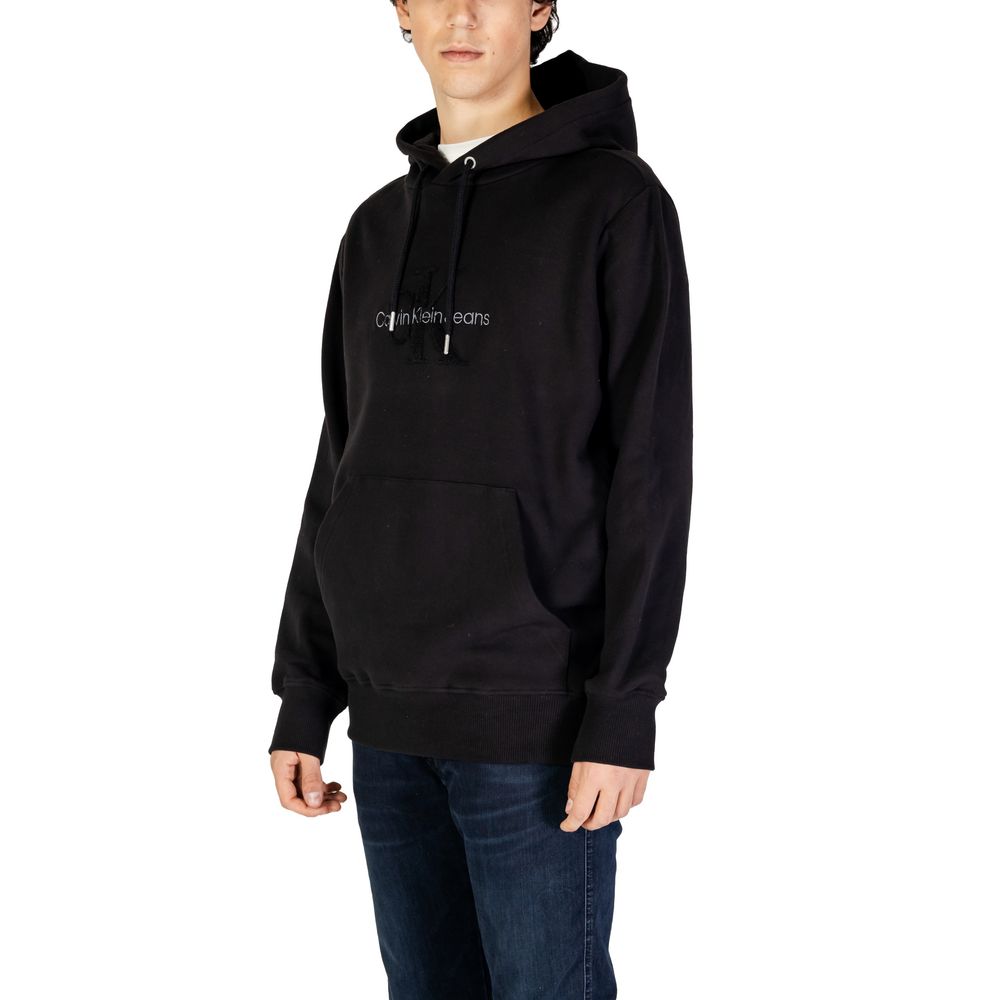Black Cotton Hoody Calvin Klein Jeans