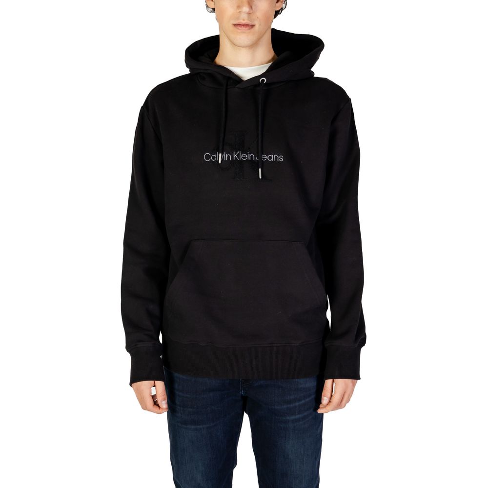 Black Cotton Hoody Calvin Klein Jeans
