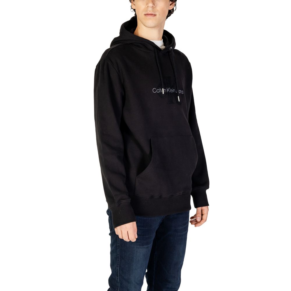 Black Cotton Hoody Calvin Klein Jeans