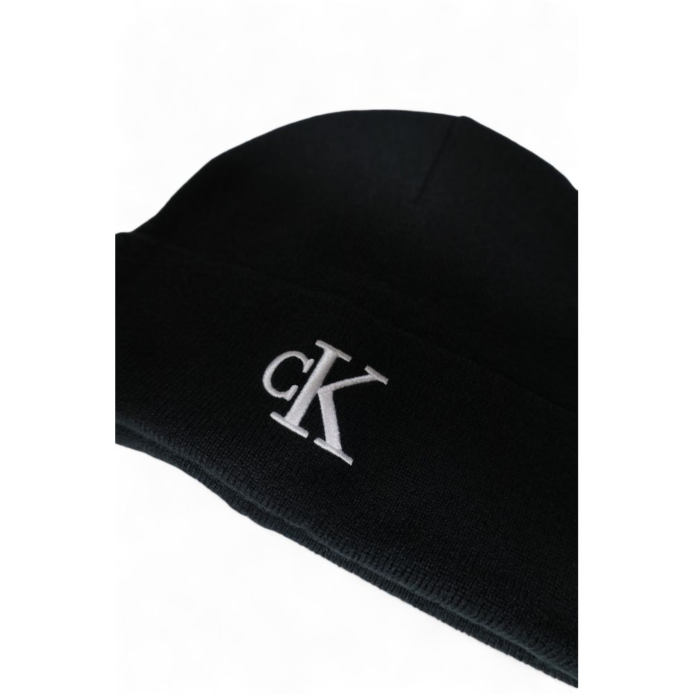 Black Recycled Polyester Caps Baseball Hat Calvin Klein