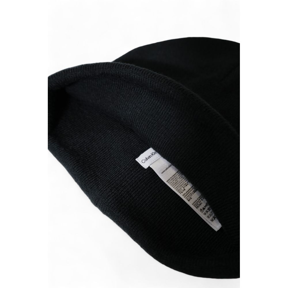 Black Recycled Polyester Caps Baseball Hat Calvin Klein
