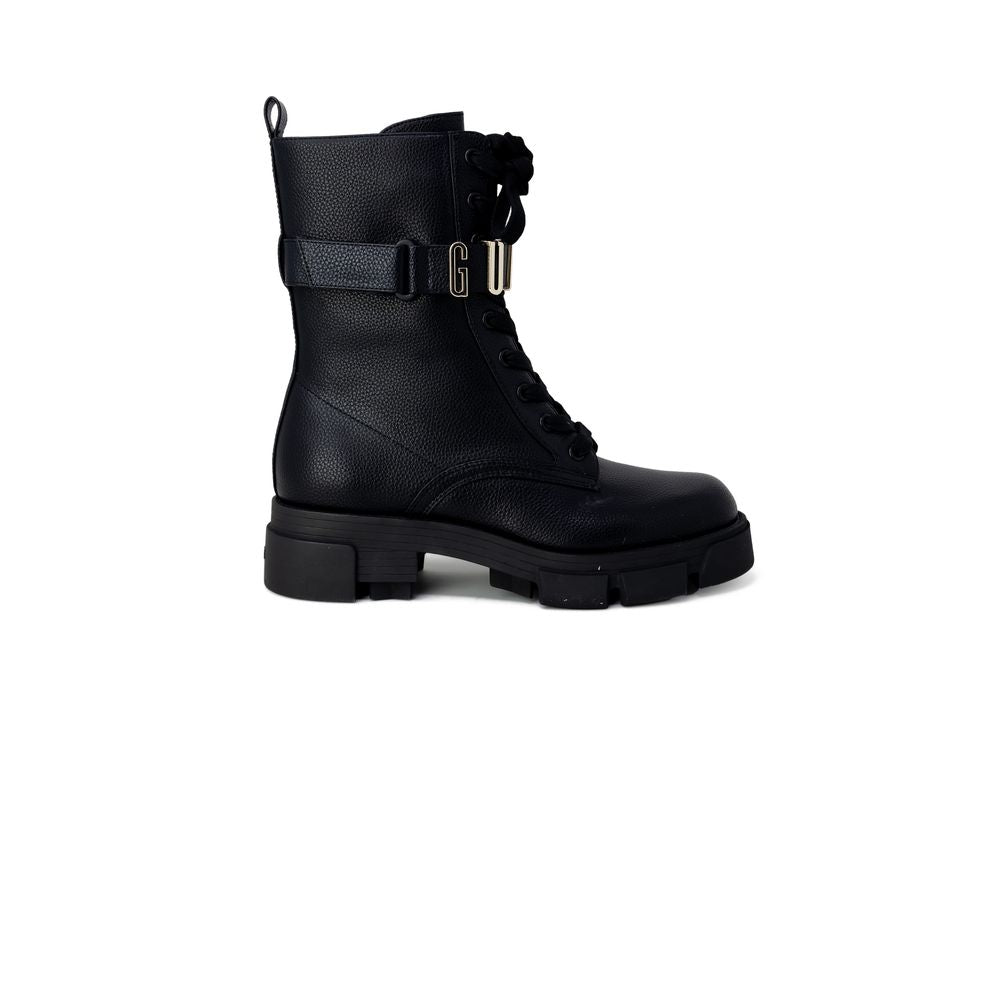Black Artificial Leather Boot Guess