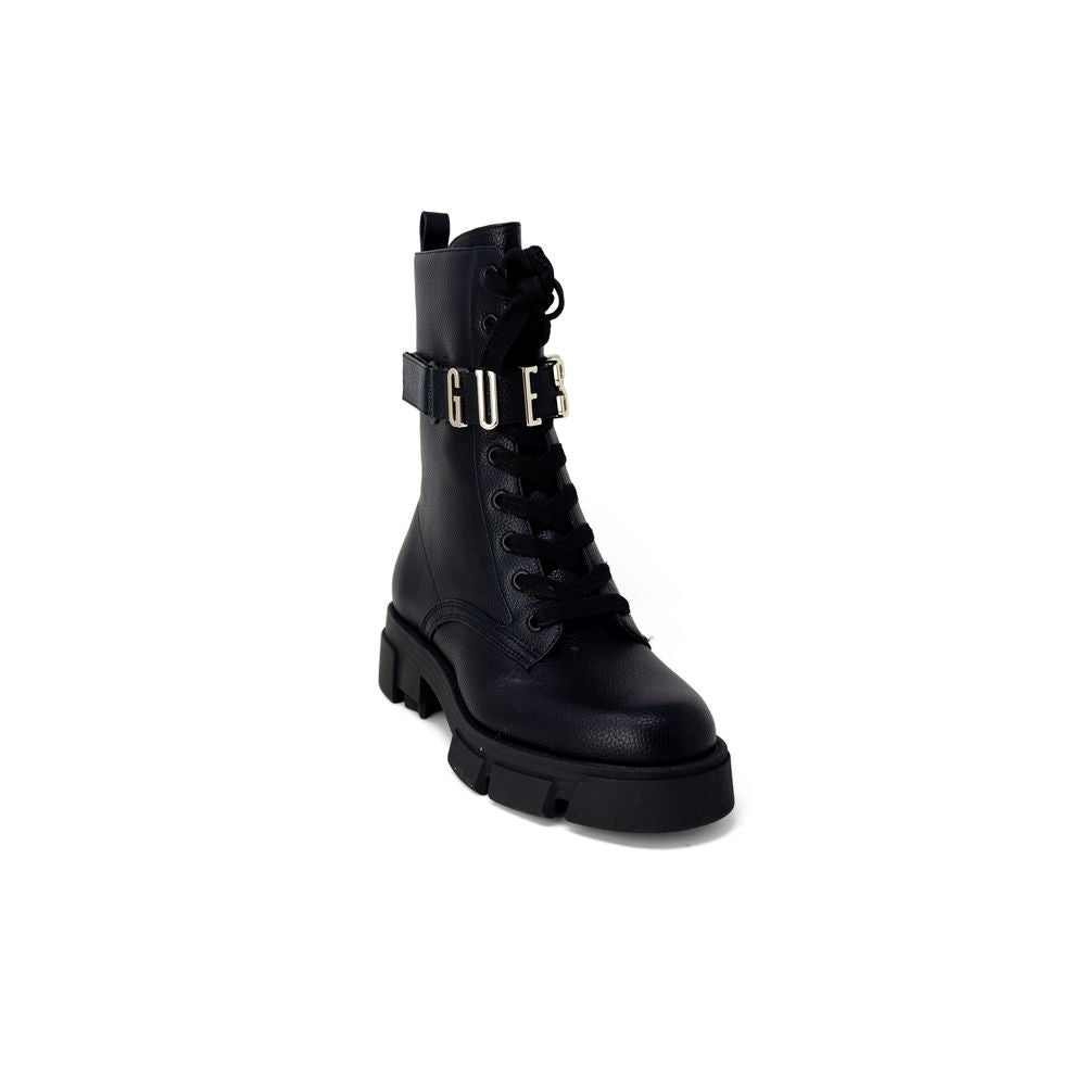 Black Artificial Leather Boot Guess