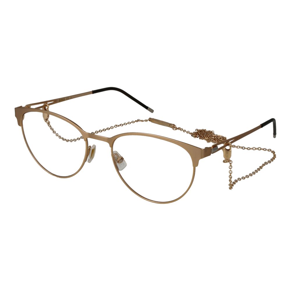 Gold Women Glasses Frame Hugo Boss