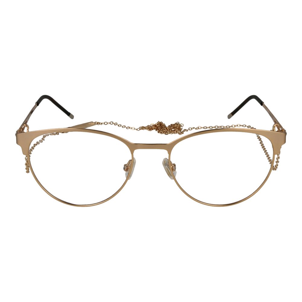 Gold Women Glasses Frame Hugo Boss