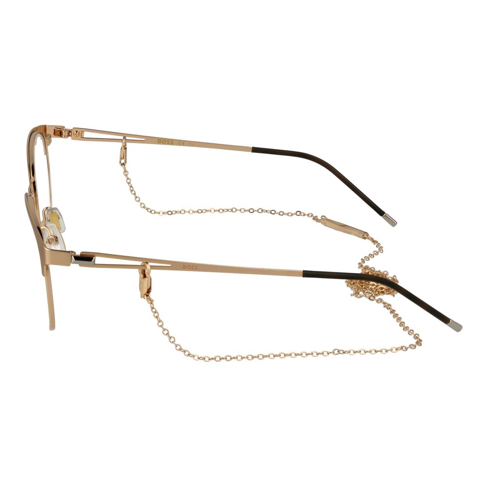 Gold Women Glasses Frame Hugo Boss