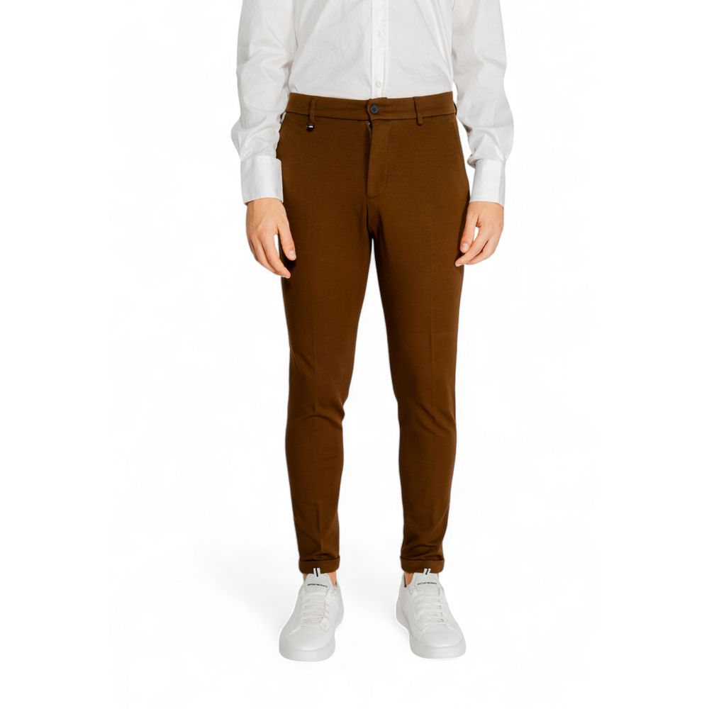 Brown Viscose Pant Antony Morato