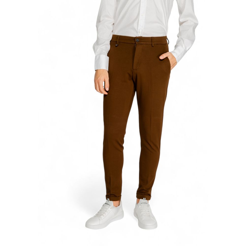Brown Viscose Pant Antony Morato