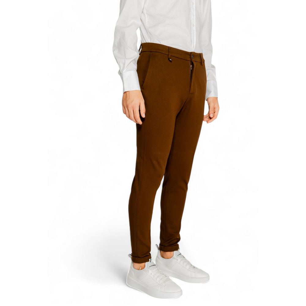 Brown Viscose Pant Antony Morato