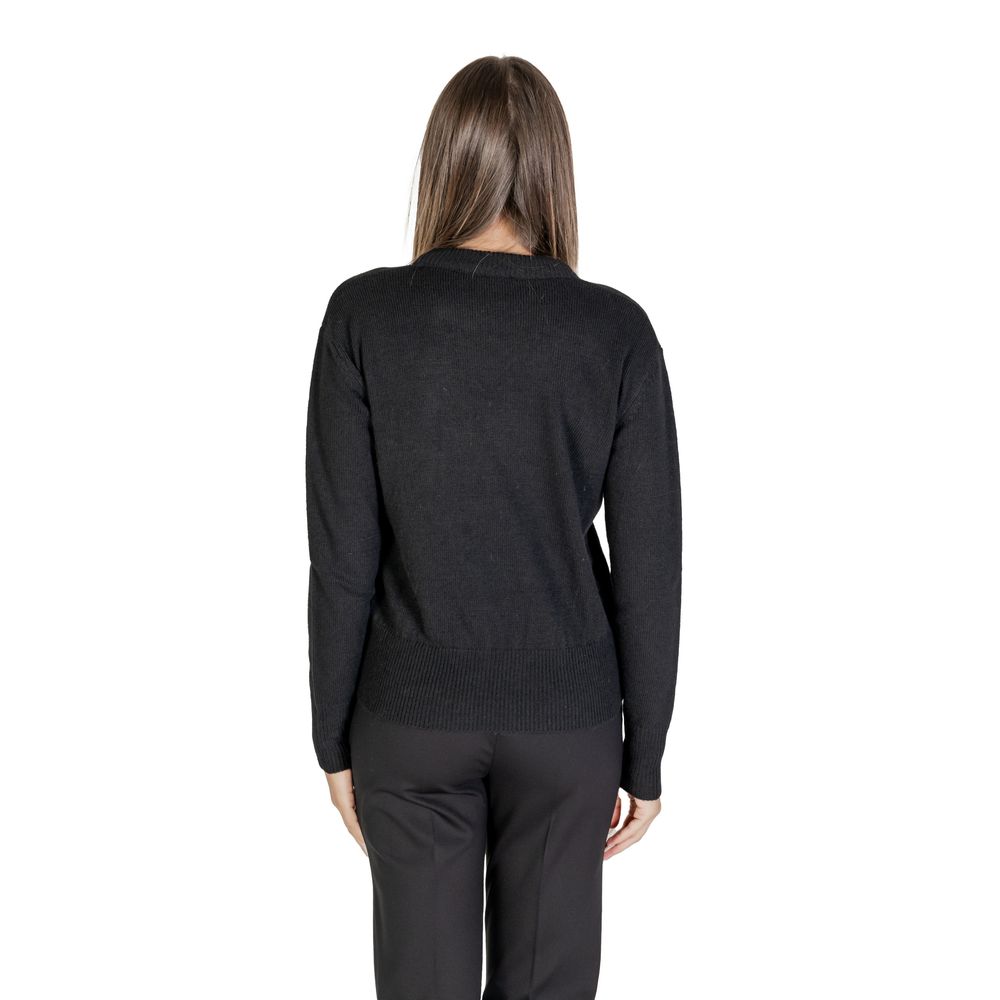 Black Polyester Sweater Alviero Martini Prima Classe