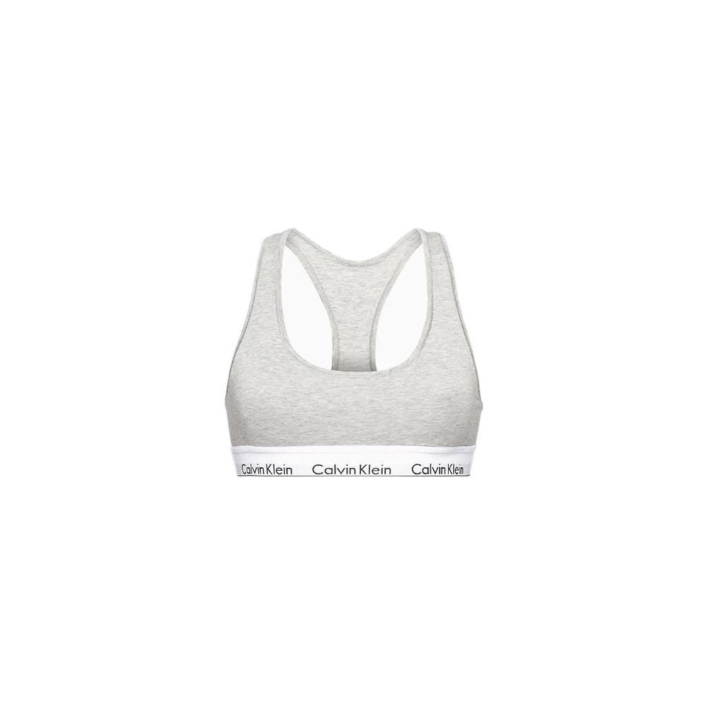 Gray Cotton Bra Calvin Klein Underwear