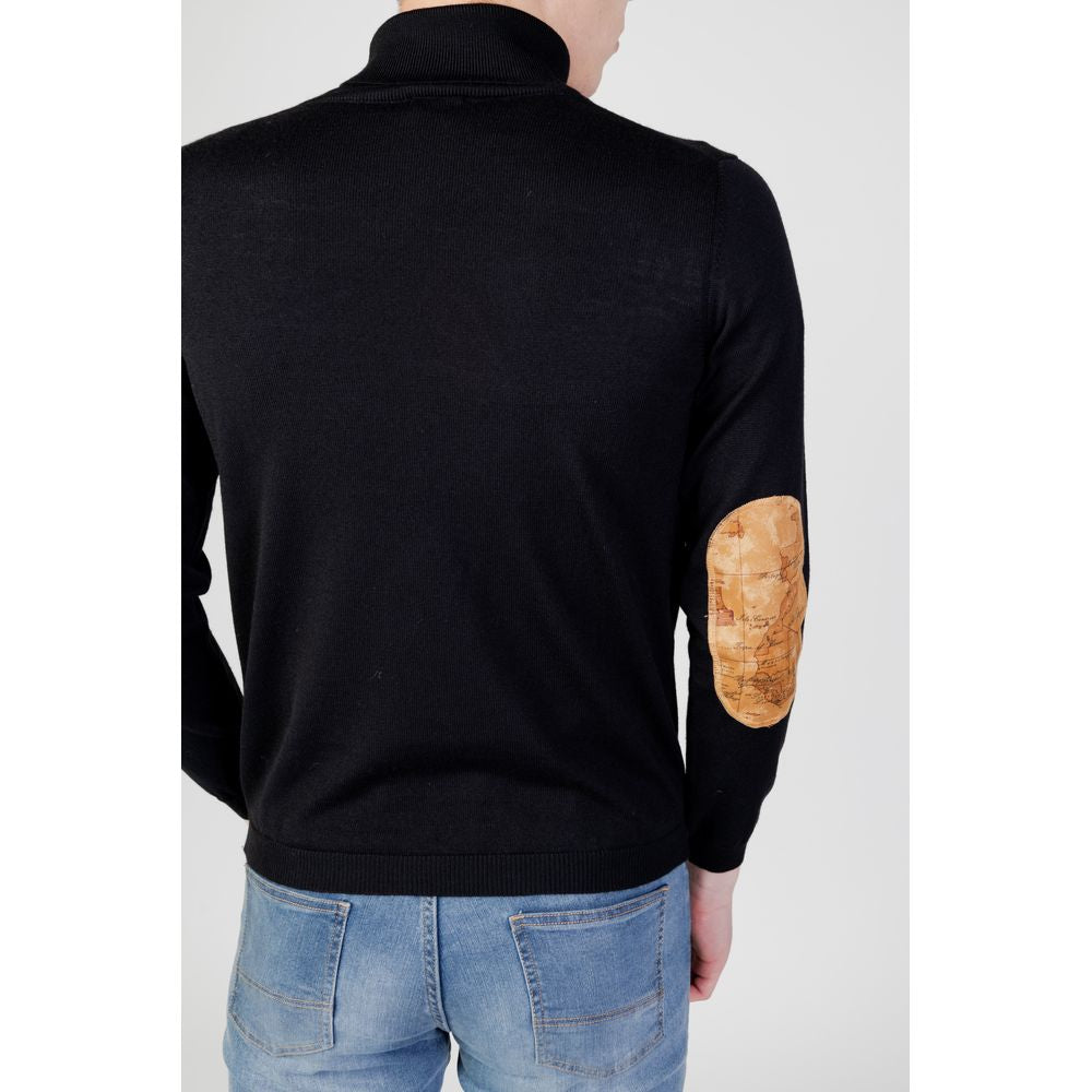 Black Viscose Turtleneck Alviero Martini Prima Classe