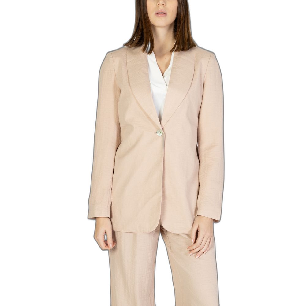 Pink Viscose Blazer Vero Moda