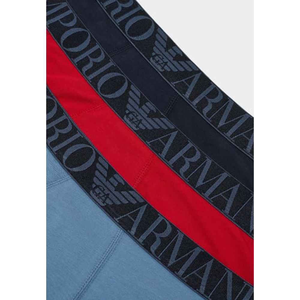 Blue Cotton Underwear Emporio Armani Underwear
