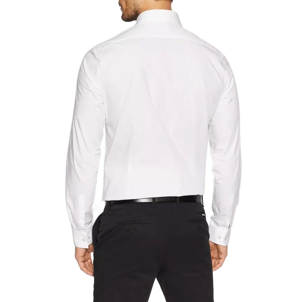 White Cotton Shirt Calvin Klein