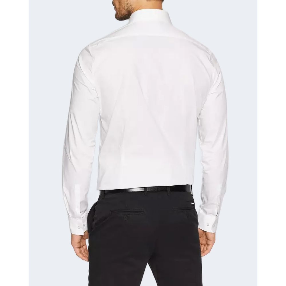 White Cotton Shirt Calvin Klein