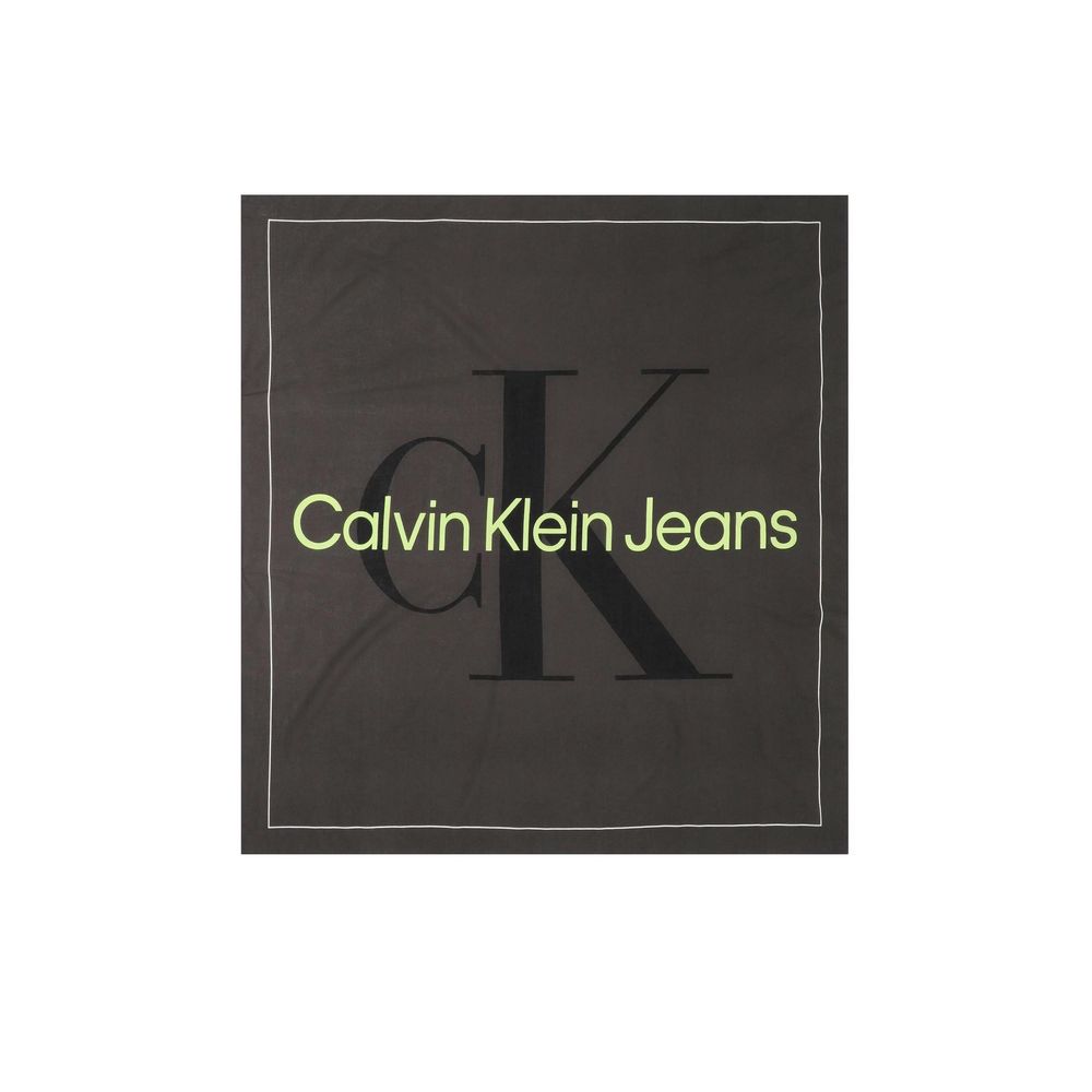Black Organic Cotton Scarf Calvin Klein Jeans