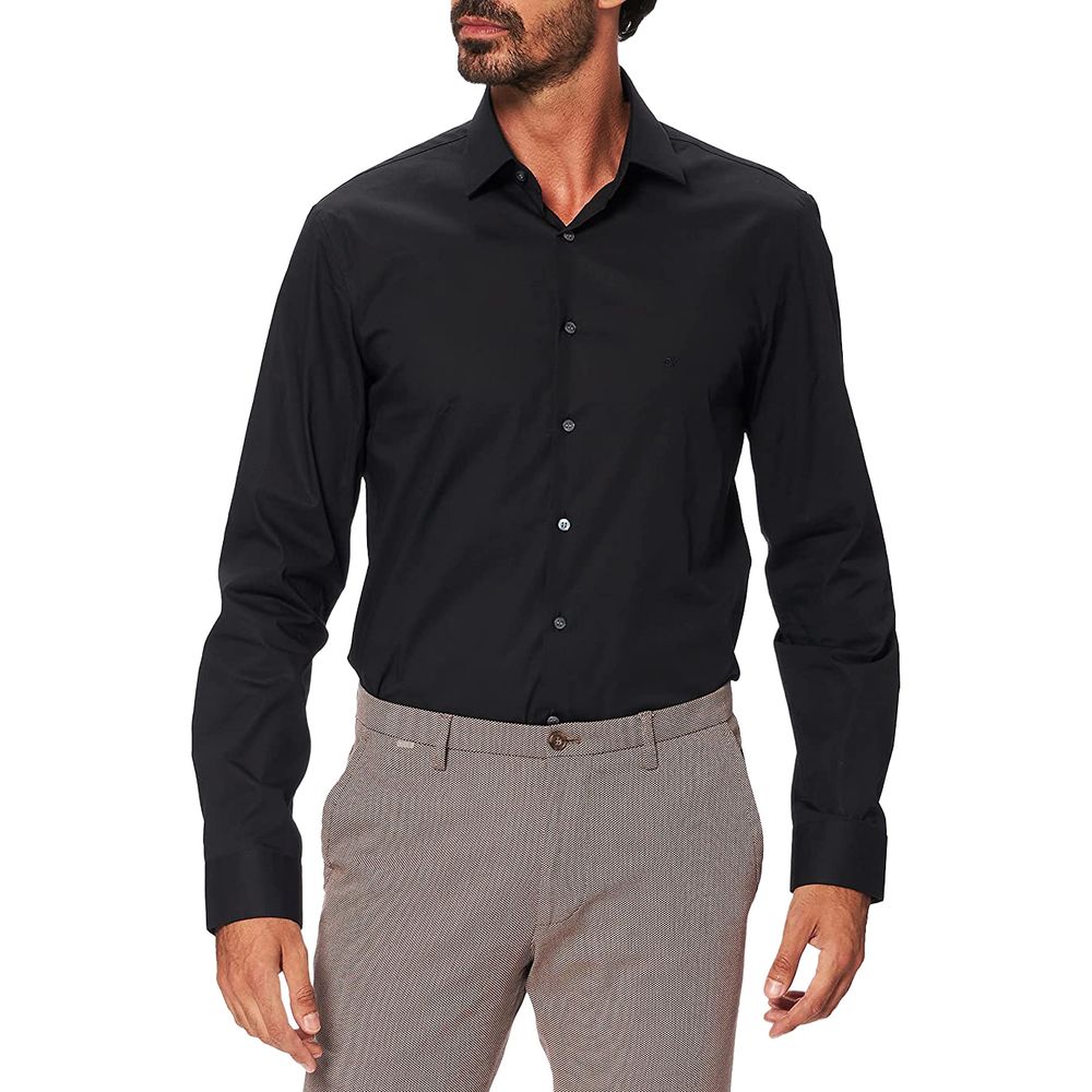Black Cotton Shirt Calvin Klein