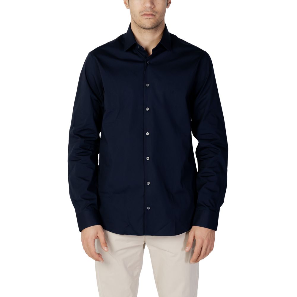 Blue Cotton Shirt Calvin Klein