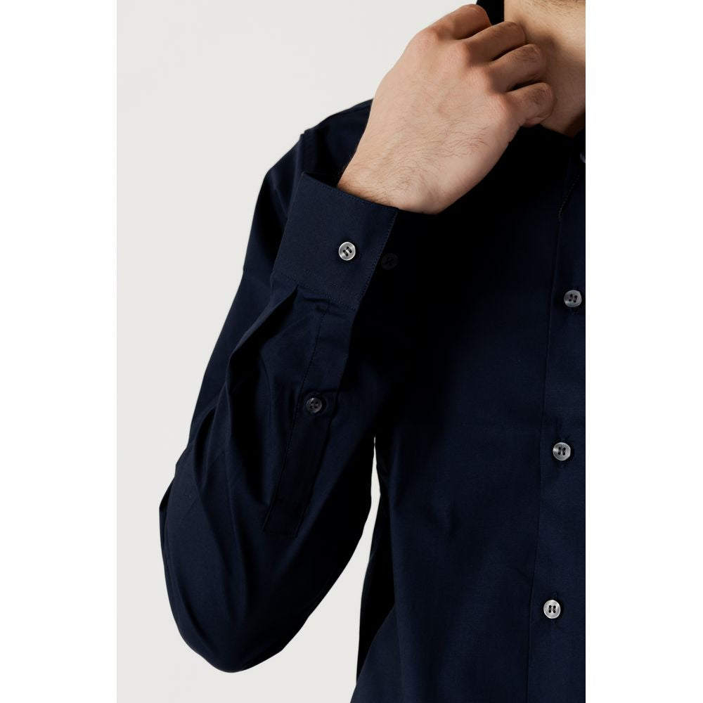 Blue Cotton Shirt Calvin Klein