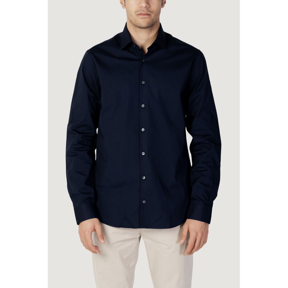 Blue Cotton Shirt Calvin Klein