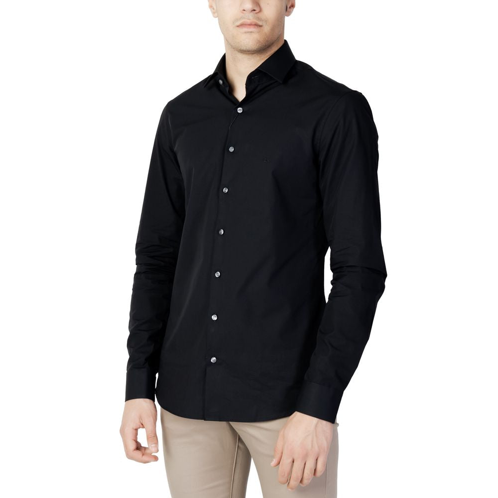 Black Cotton Shirt Calvin Klein