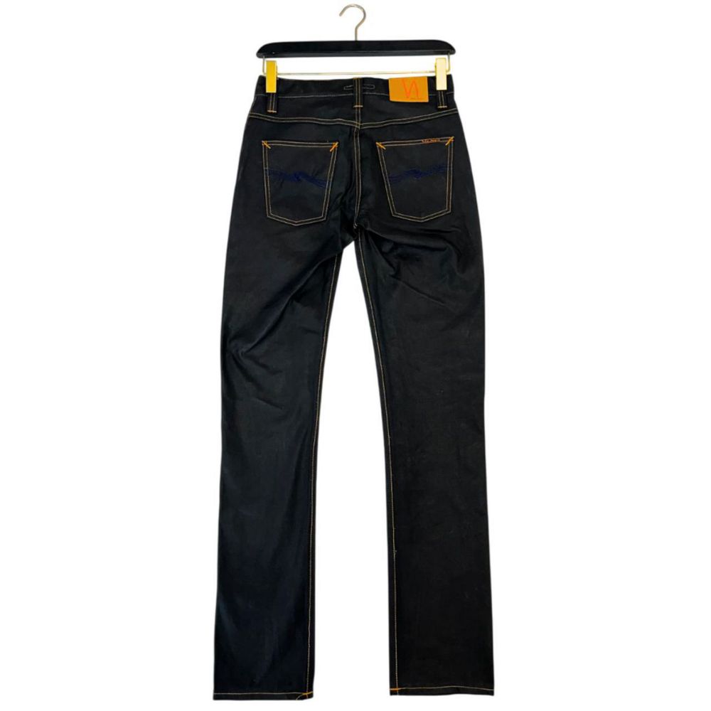 Black Cotton Men's Jean Nudie Jeans
