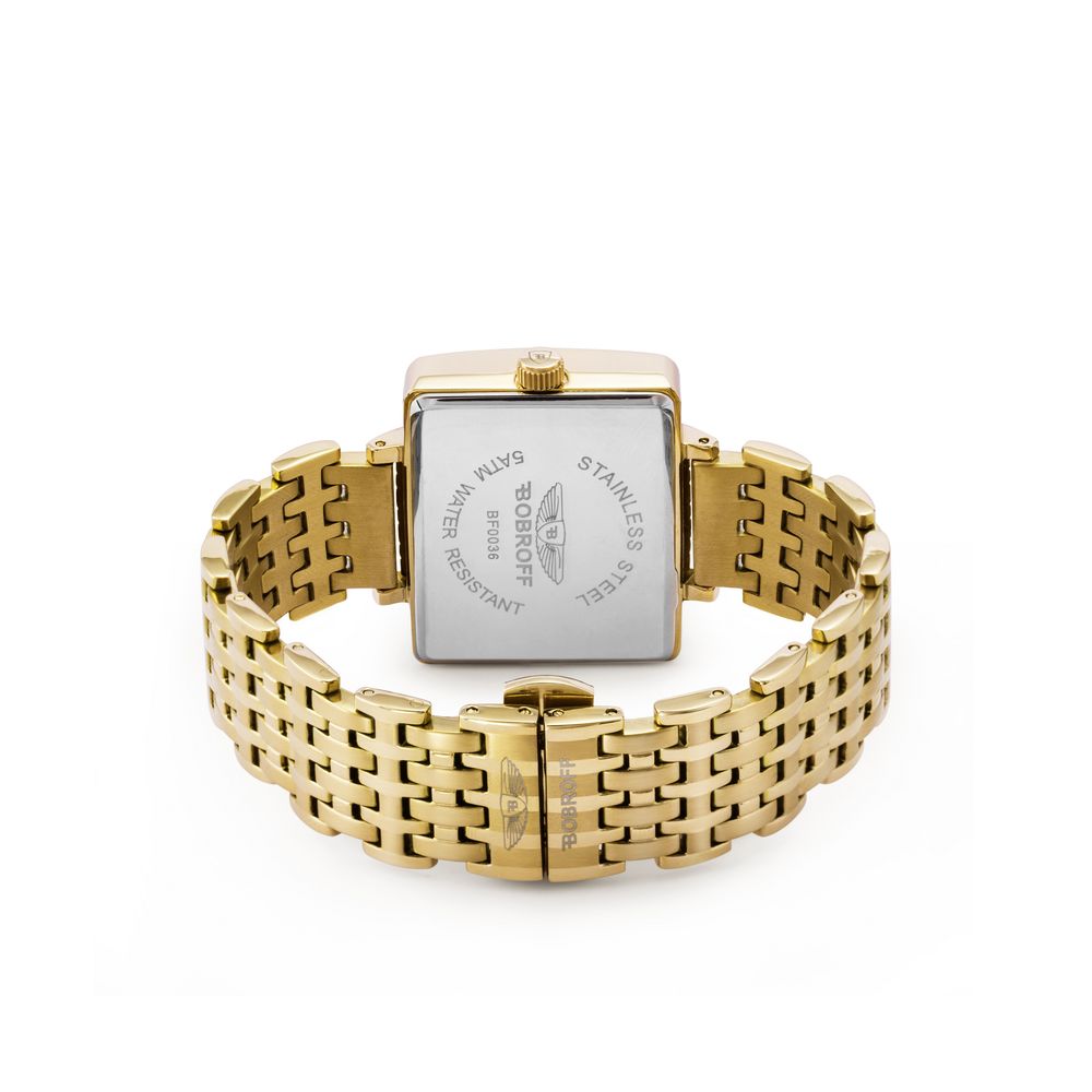 Gold Stainless Steel Watch Bobroff