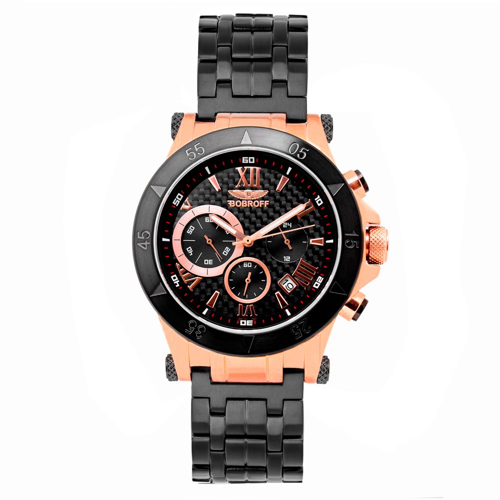 Black Stainless Steel Watch Bobroff