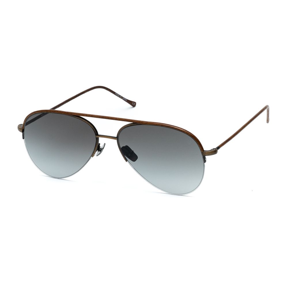 Brown Stainless Steel Sunglasses Belstaff