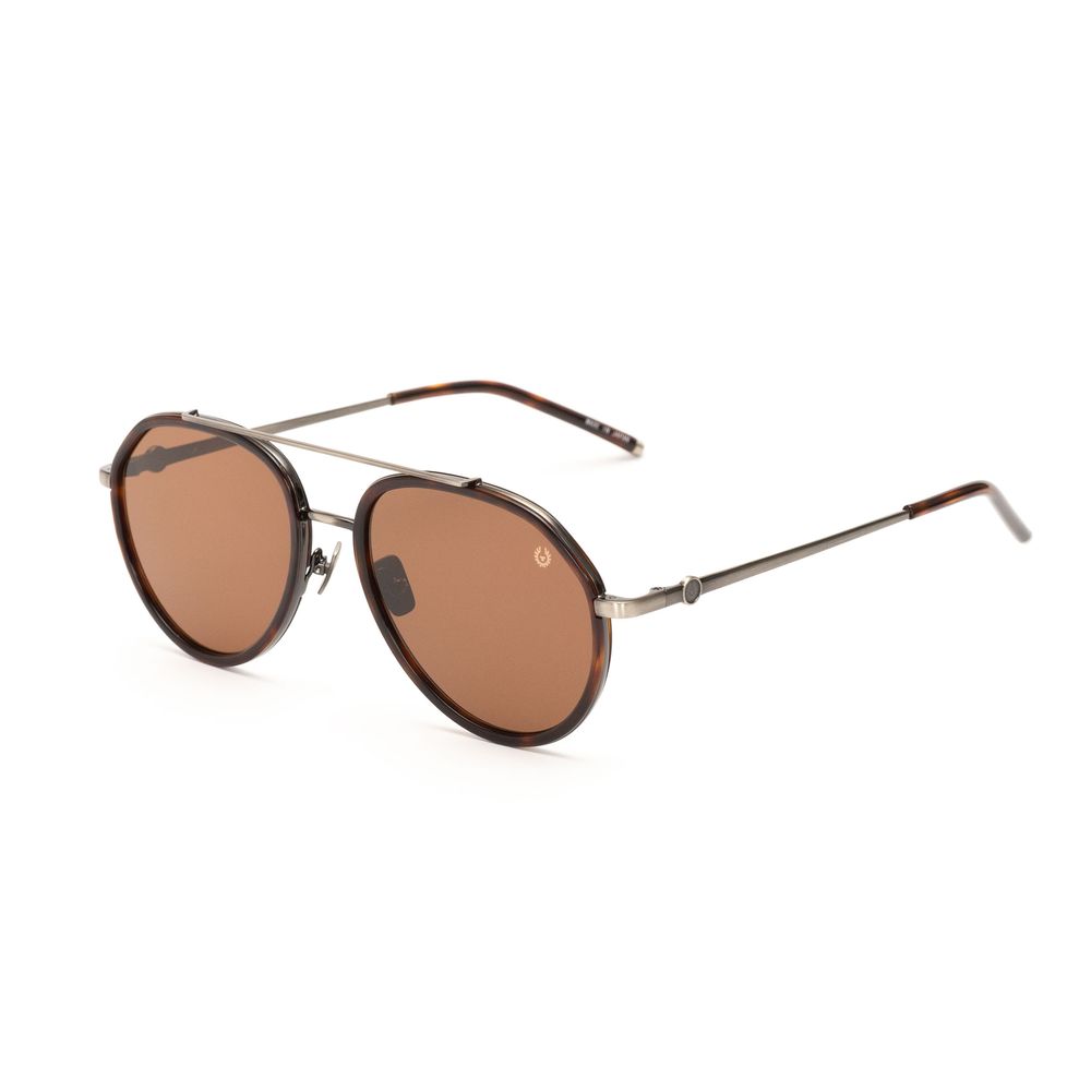 Brown Titanium Sunglasses Belstaff