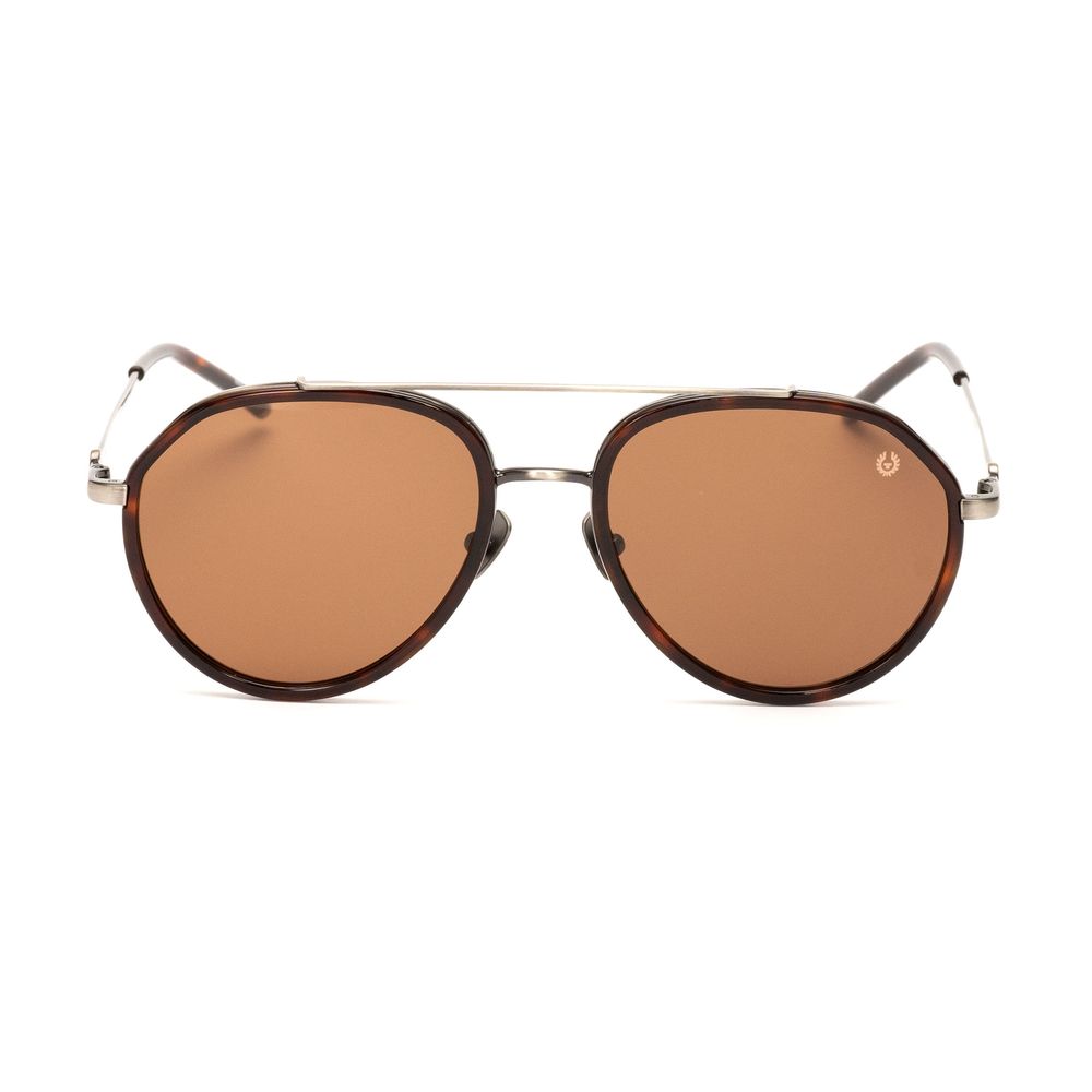 Brown Titanium Sunglasses Belstaff
