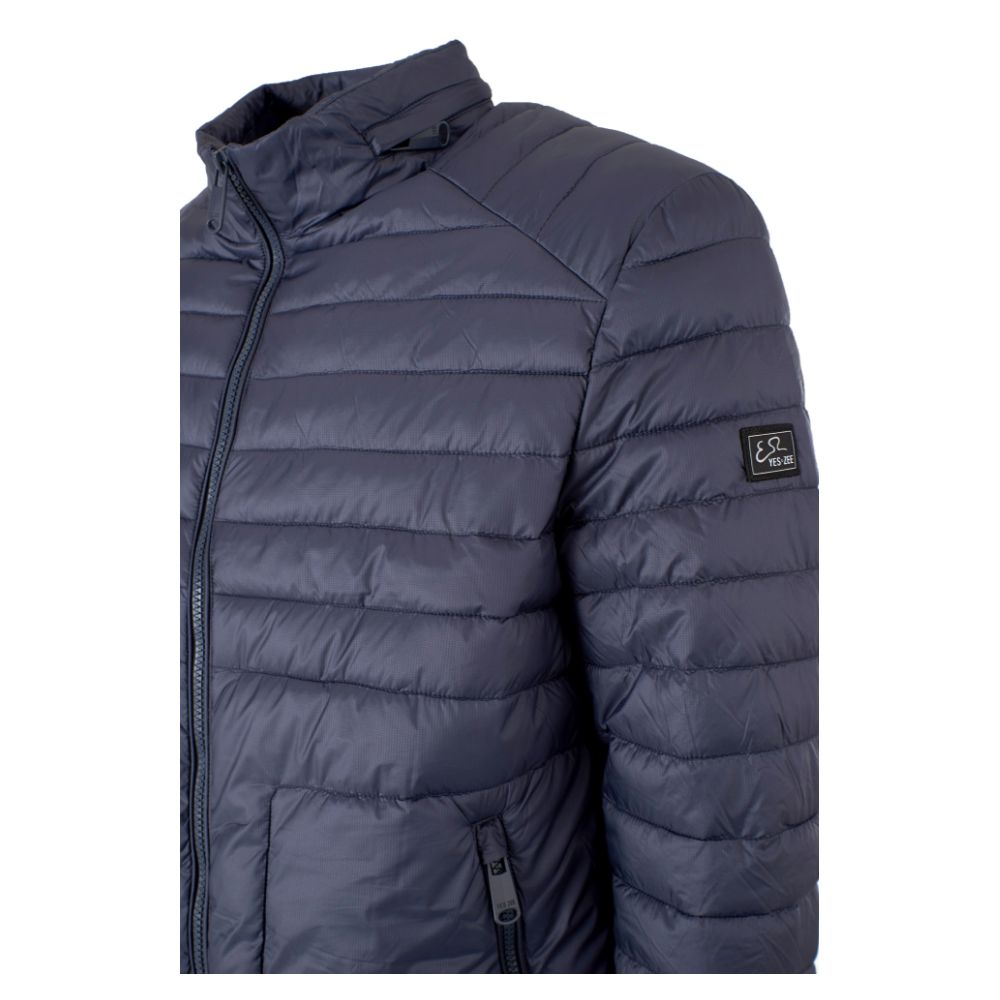 Blue Nylon Men's Lightweight Jacket Yes Zee