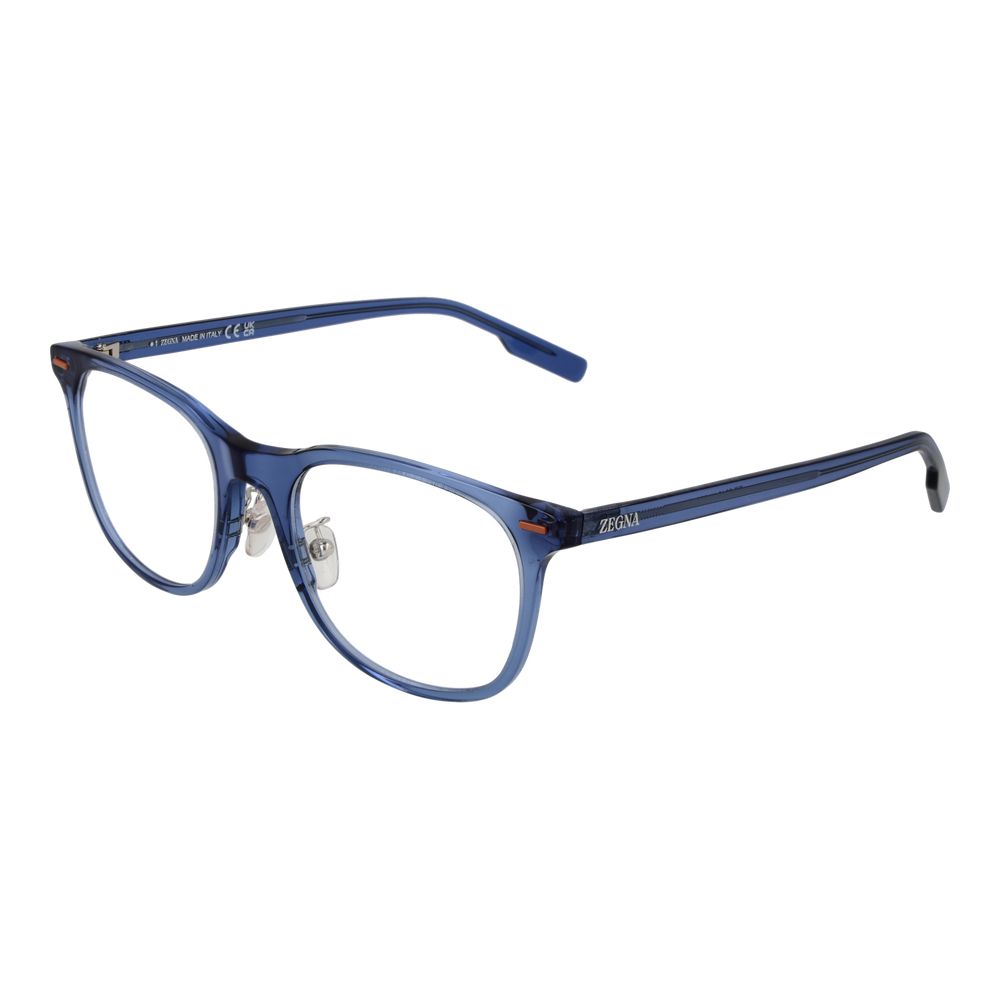Blue Men Glasses Frame Ermenegildo Zegna