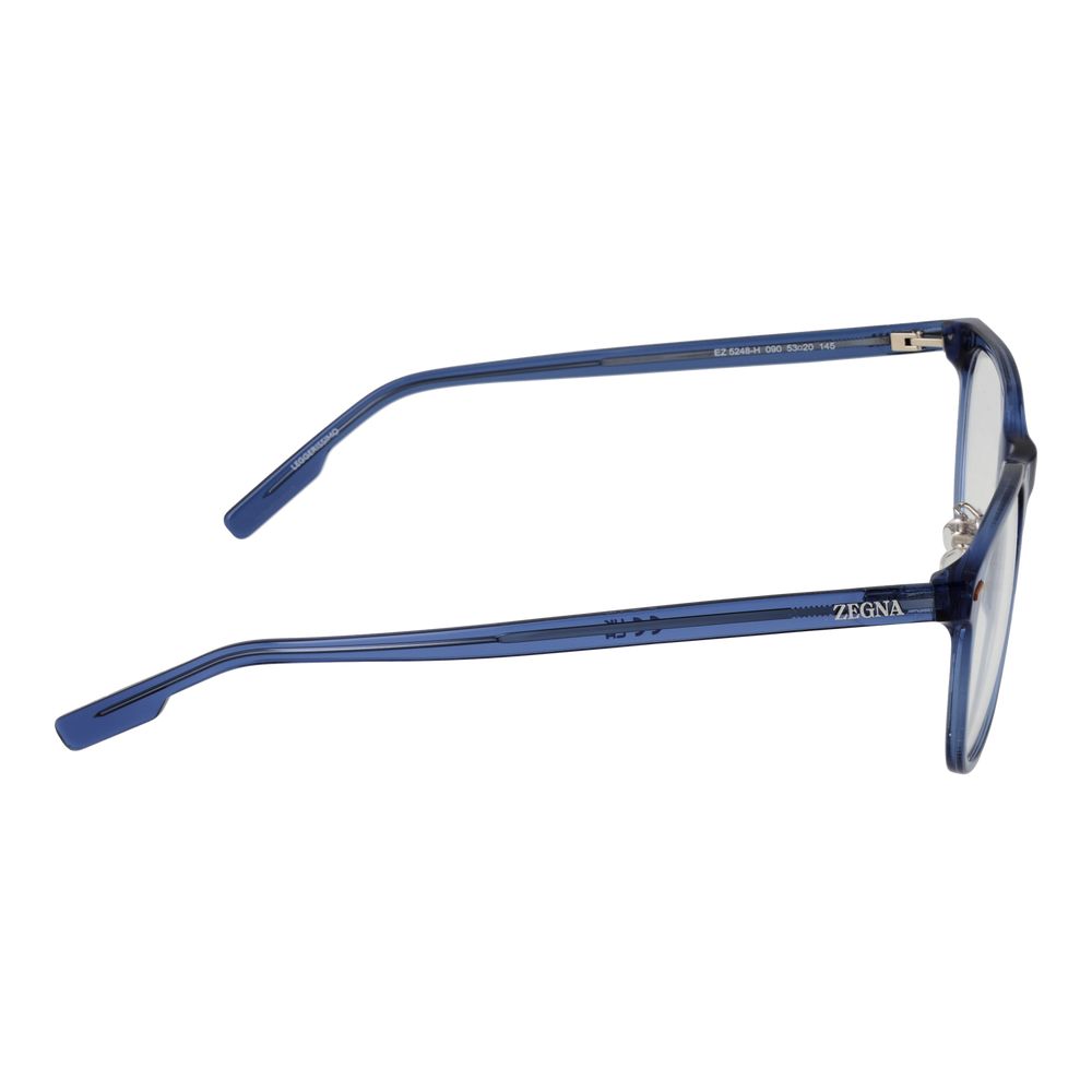 Blue Men Glasses Frame Ermenegildo Zegna