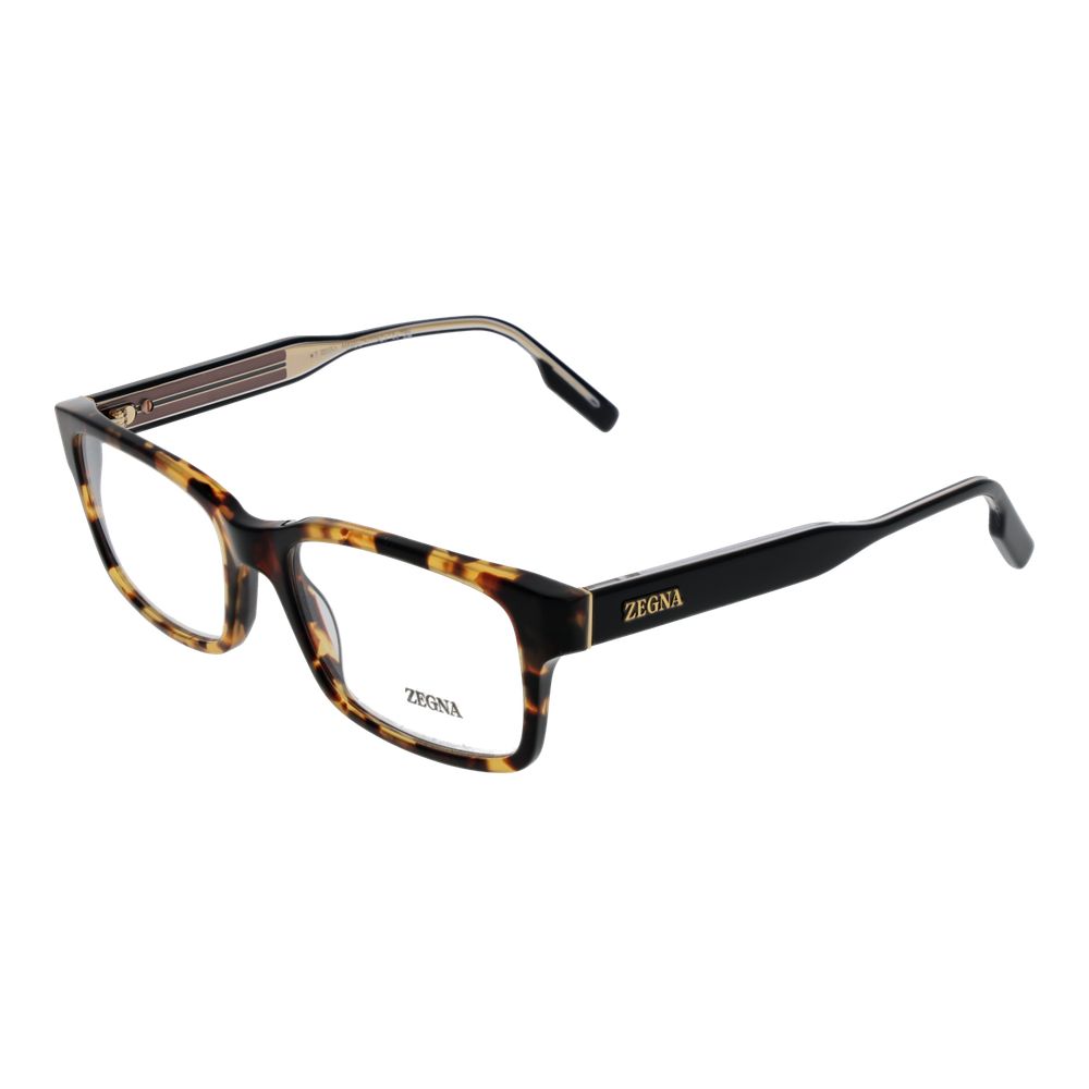 Brown Men Glasses Frame Ermenegildo Zegna