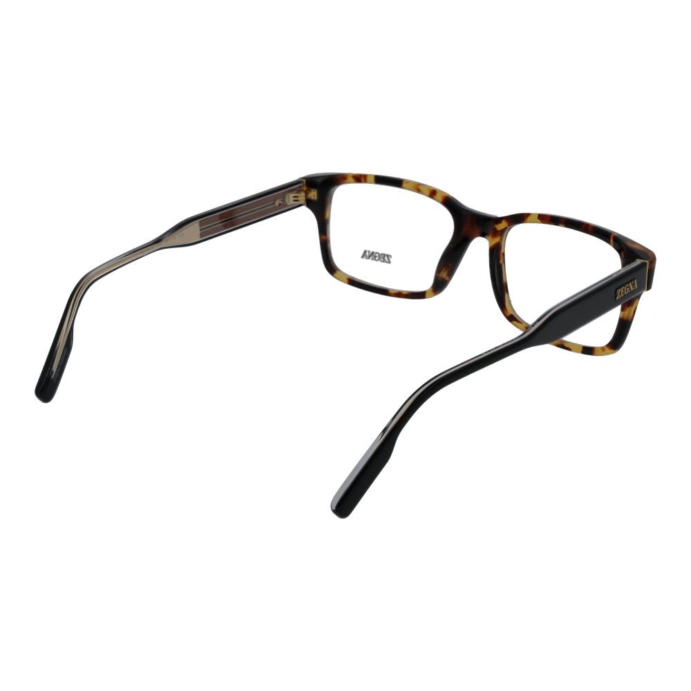 Brown Men Glasses Frame Ermenegildo Zegna