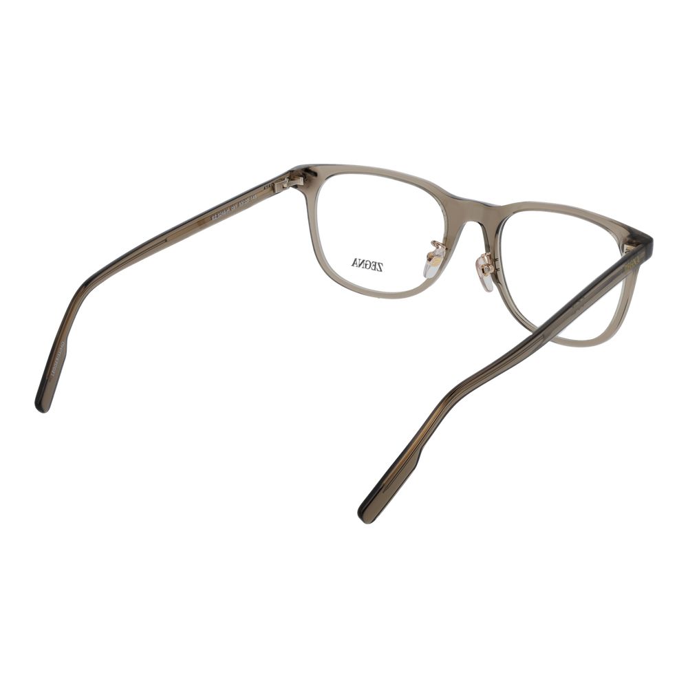 Brown Men Glasses Frame Ermenegildo Zegna