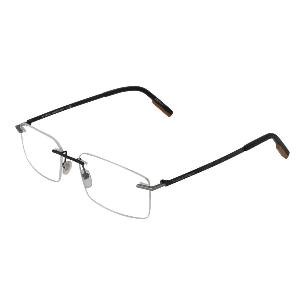 Gray Men Glasses Frame Ermenegildo Zegna