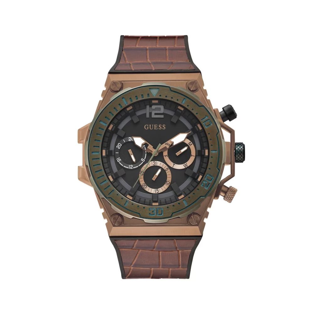 Brown Synthetic Watch Guess