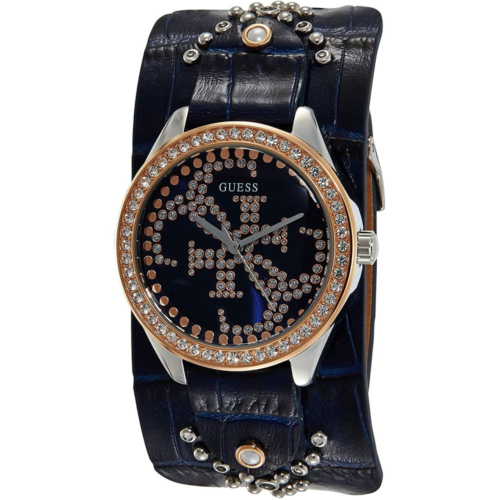 Blue Leather Watch Guess
