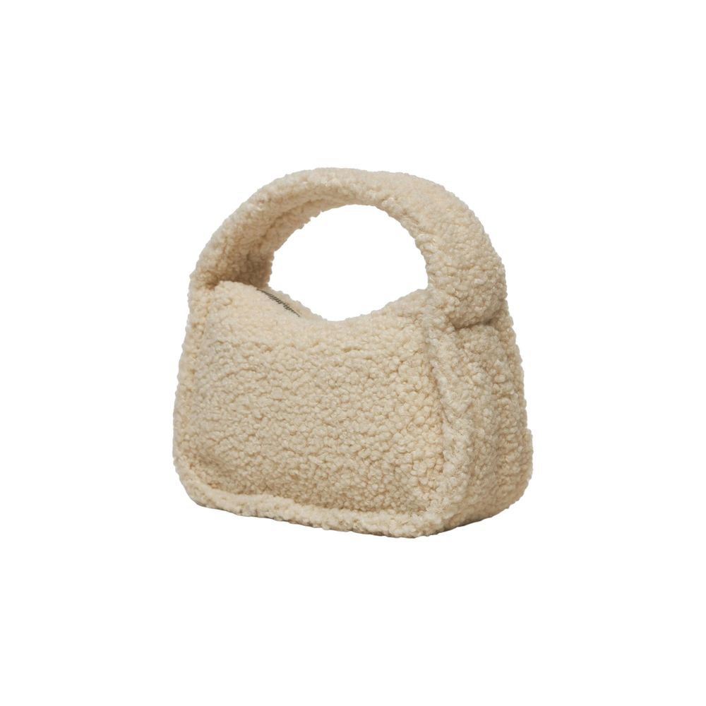 Cream Recycled Polyester Handbag Calvin Klein Jeans