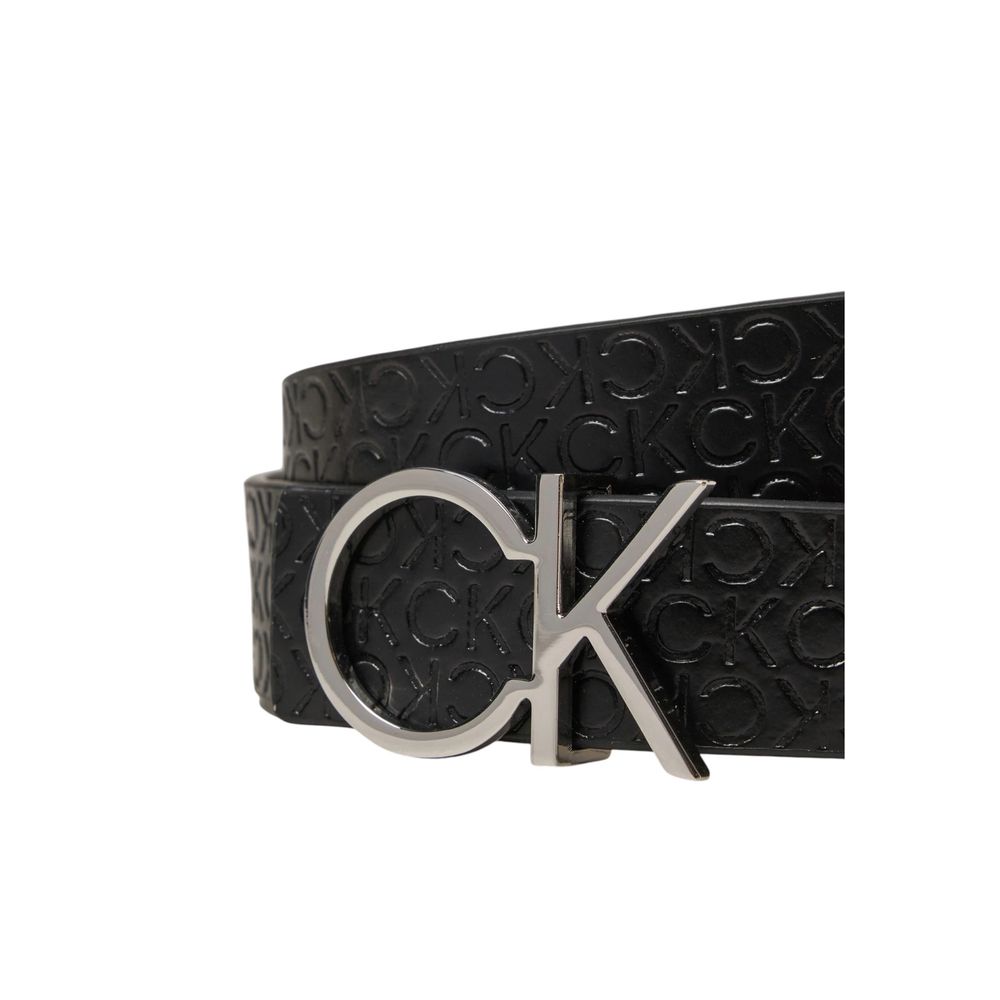 Bicolor Leather Belt Calvin Klein