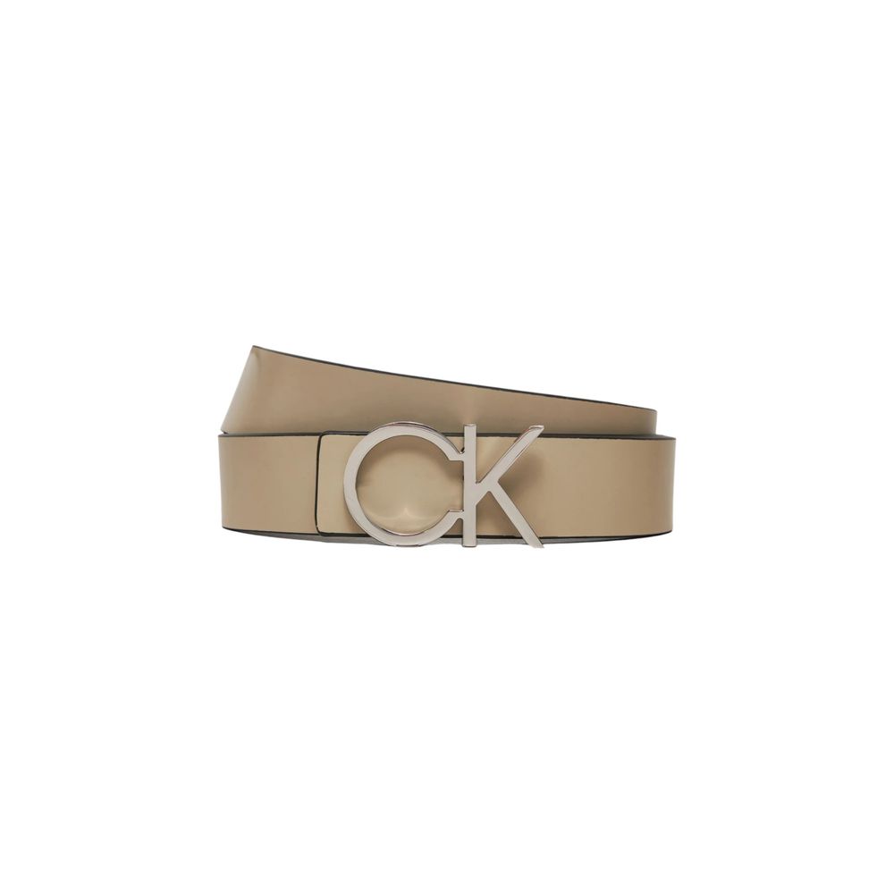 Bicolor Leather Belt Calvin Klein