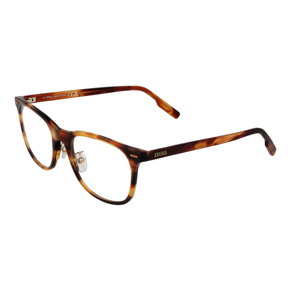 Brown Men Glasses Frame Ermenegildo Zegna