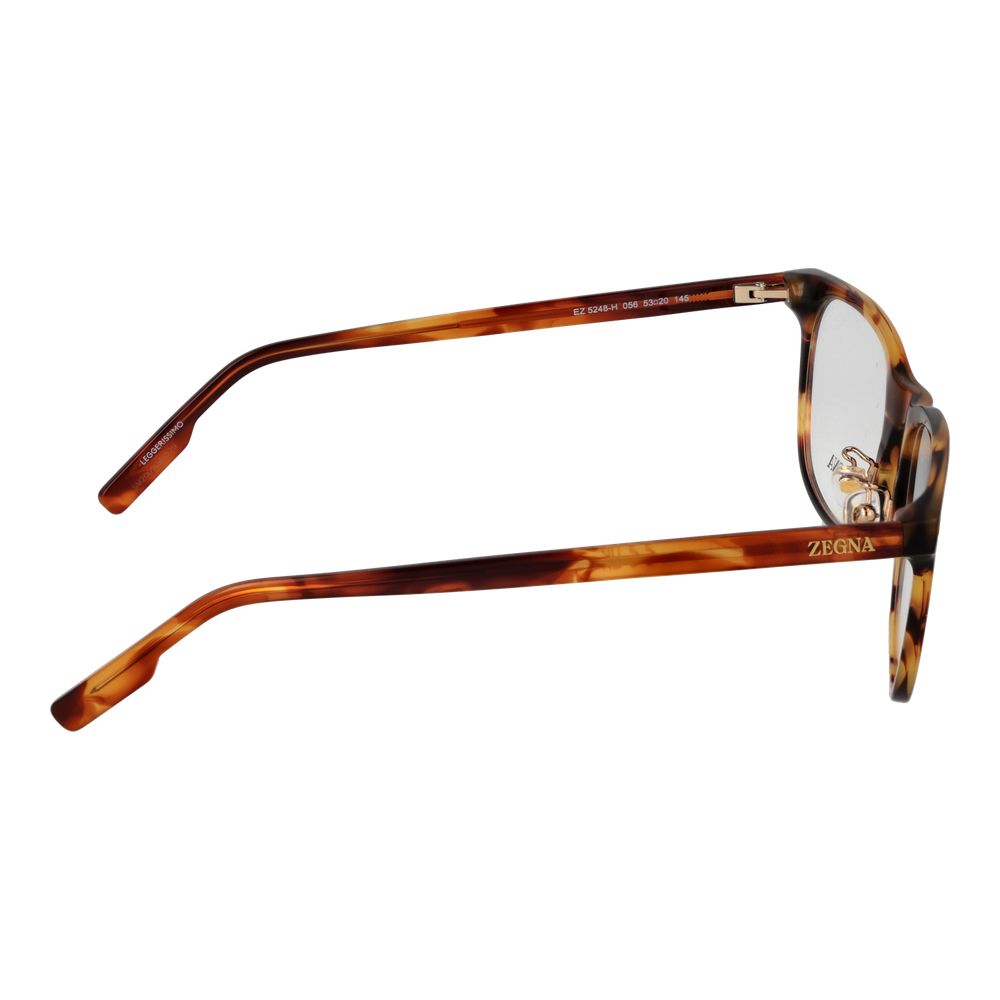 Brown Men Glasses Frame Ermenegildo Zegna